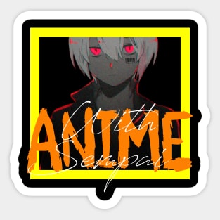 With Anime Sempai Sticker